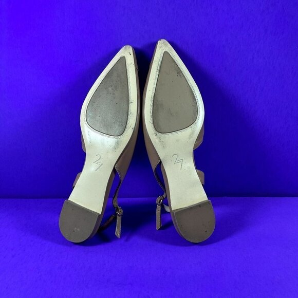 Naturalizer 27 EDIT‎  Brown Leather Makenna Slingback Flat Shoe Size 11 NWOT - Picture 7 of 10